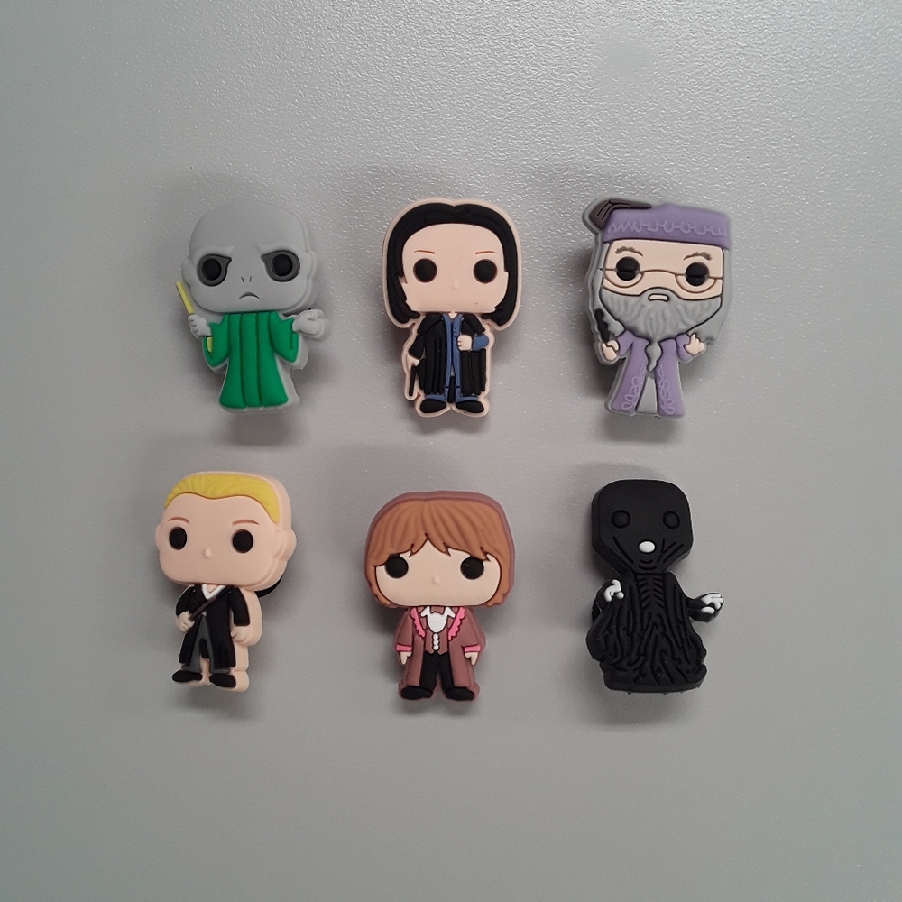 6 New Harry Potter Croc Jibbitz Charms Lot